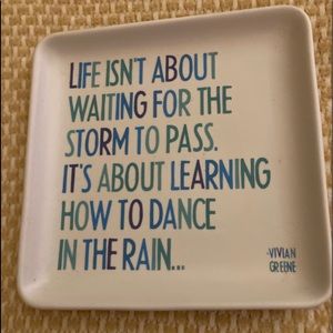 Vivian Greene quotable ceramic stonewear   dish
